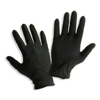 black nitrile gloves