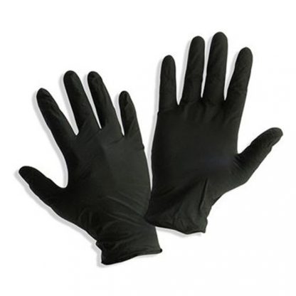 black nitrile gloves